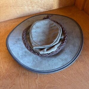 Barmah Hats | Waterproof Suede Foldaway Outback Hat